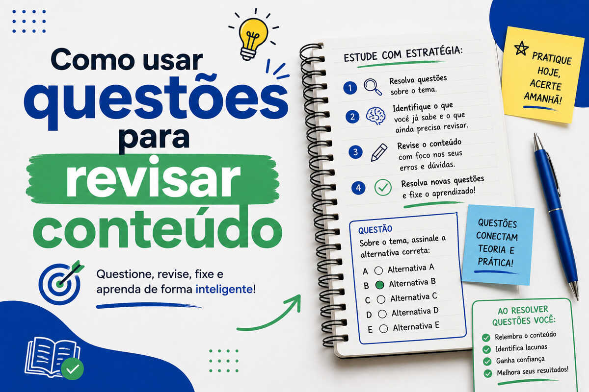 Como usar questões para revisar conteúdo
