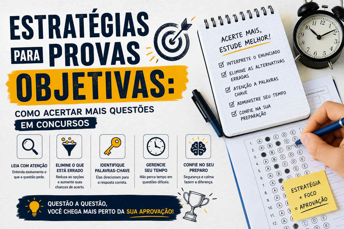 Estratégias para Provas Objetivas: Como Acertar Mais Questões em Concursos