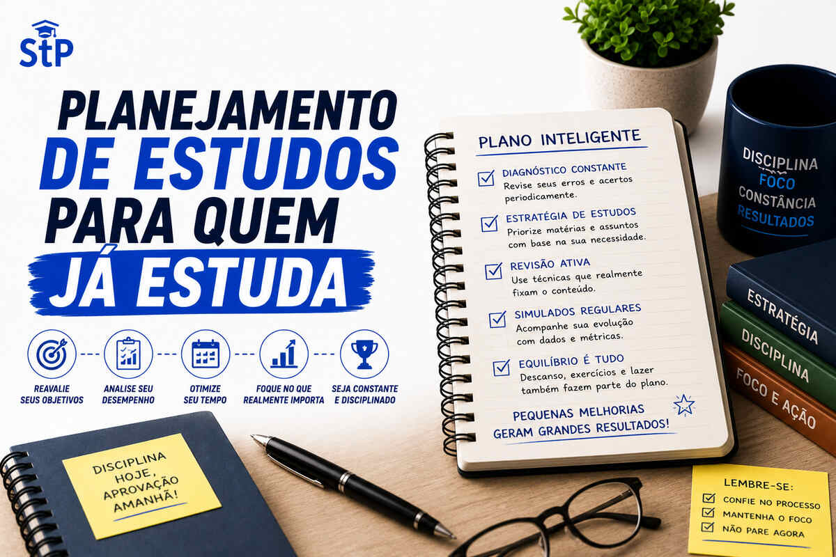 Planejamento de estudos para quem já estuda