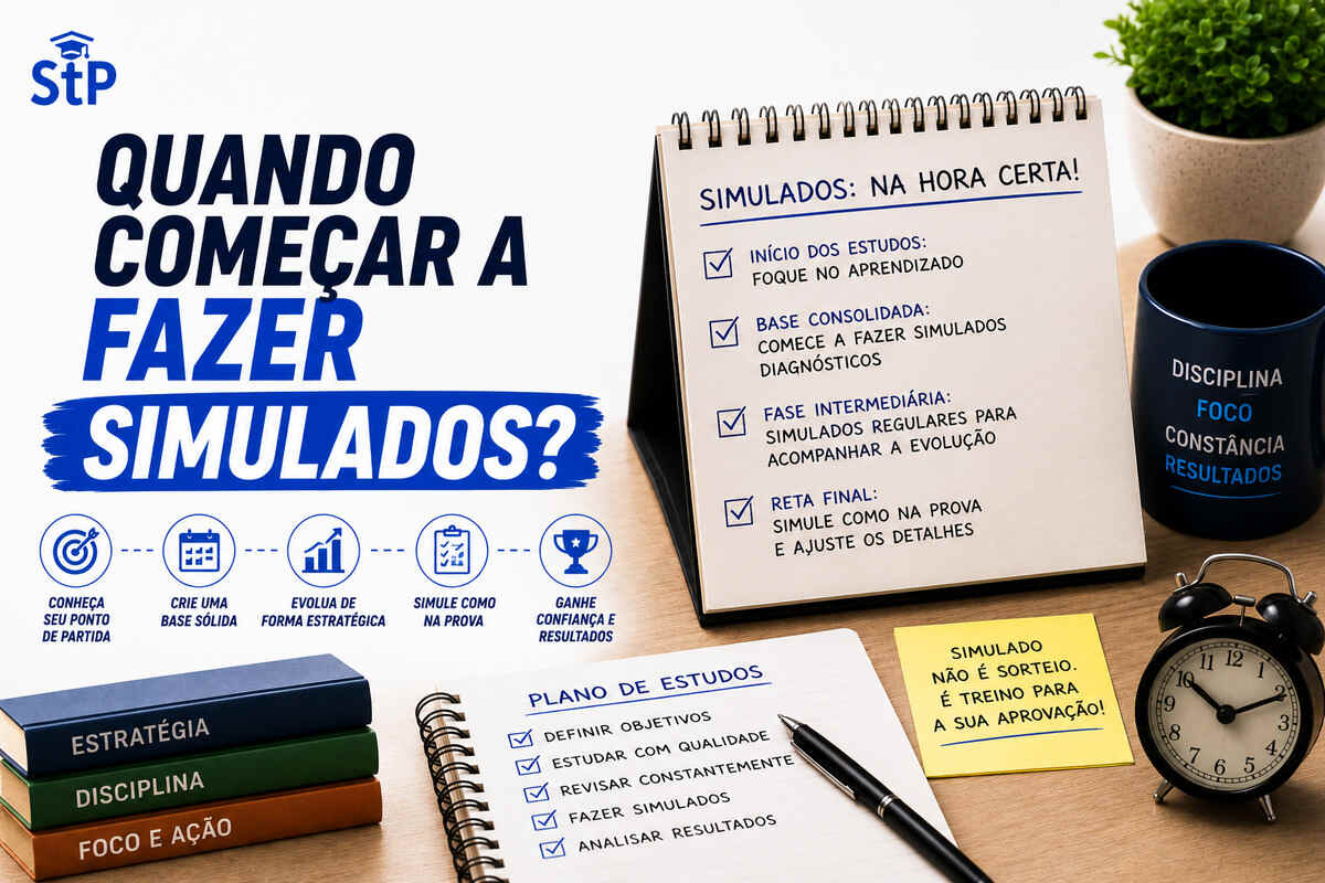 Quando começar a fazer simulados