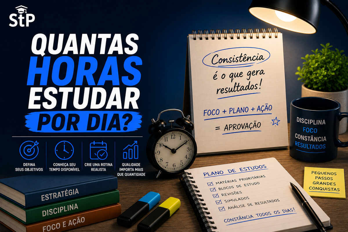 Quantas horas estudar por dia