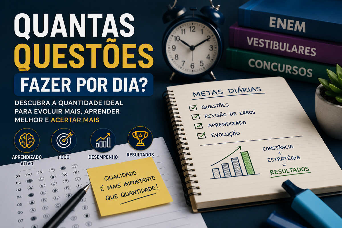 Quantas questões fazer por dia